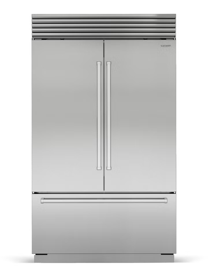 Sub-Zero Classic Series Built-In French Door Refrigerator model CL485UFDIDSP in Stainless Steel with Professional Handles