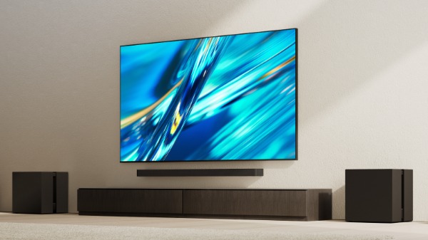 Sony SA-SW9 BRAVIA Theater Sub 9 shown alongside compatible Sony soundbar systems